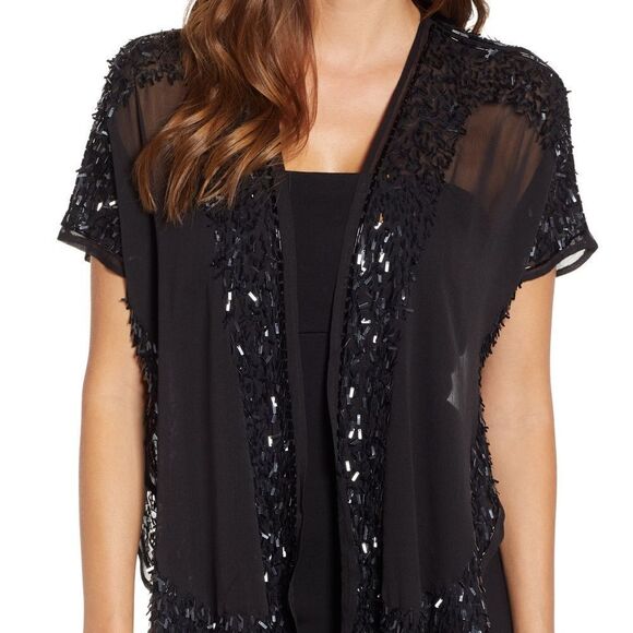 Echo Design Sparkly Sheer Shrug Echo Black - Picture 1 of 3